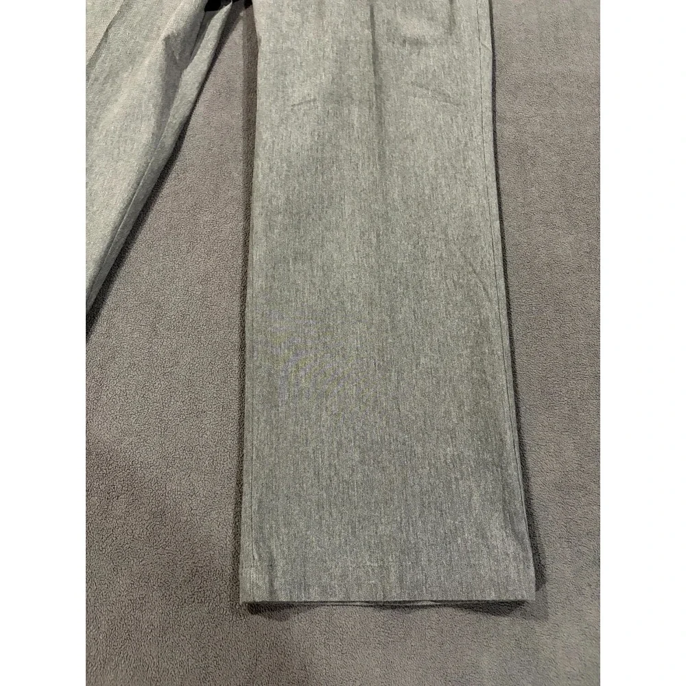 Croft‎ & Barrow Chino Pants Mens 36x30 Gray Cotton Stretch Easy Care Classic Fit